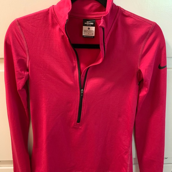 Nike Dri Fit 3/4 Zip Running Top - Picture 4 of 4